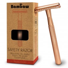 Bambaw Metal Safety Razor - Rose Gold